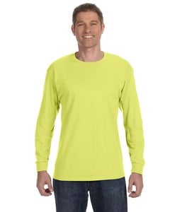 JERZEES 29LSR - Heavyweight Blend™ 50/50 Long Sleeve T-Shirt Seguridad Verde
