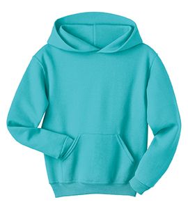 JERZEES 996YR - NuBlend® Youth Hooded Sweatshirt Scuba Blue