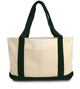 Liberty Bags 8869 - Bolsa Barco Leeward  Natural/ Forest