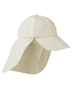 Adams EOM101 - 6-Panel UV Low-Profile Cap with Elongated Bill and Neck Cape Piedra
