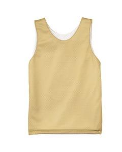 A4 N2206 - Youth Reversible Mesh Tank Shirt Vegas Gold/White