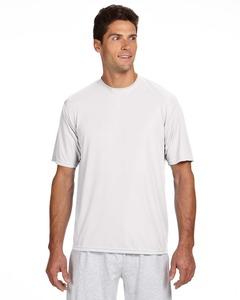 A4 N3142 - Men's Shorts Sleeve Cooling Performance Crew Shirt Blanca
