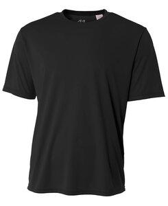 A4 N3142 - Men's Shorts Sleeve Cooling Performance Crew Shirt Negro