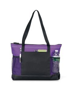 Gemline 1100 - Select Zippered Tote Púrpura