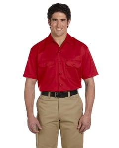 Dickies 1574 - Men's 5.25 oz. Short-Sleeve Work Shirt Roja