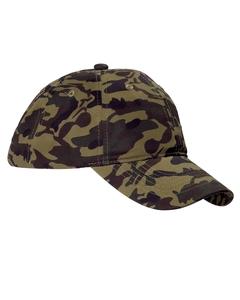 Big Accessories BX018 - Unstructured Camo Hat Green Camo