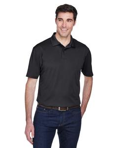 Harriton M354 - Men's Micro-Piqué Polo Negro