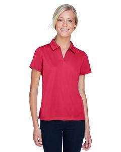 Harriton M353W - Ladies Double Mesh Sport Shirt Roja