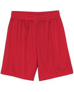 A4 N5184 - Men's 7" Inseam Lined Micro Mesh Shorts Scarlet