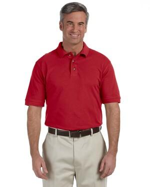 Harriton M200T - Tall 6 oz. Ringspun Cotton Piqué Short-Sleeve Polo