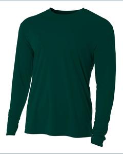 A4 NB3165 - Youth Long Sleeve Cooling Performance Crew Shirt Bosque Verde