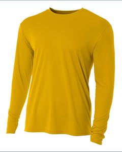A4 NB3165 - Youth Long Sleeve Cooling Performance Crew Shirt Oro