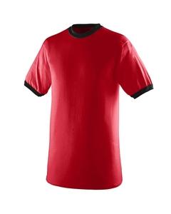 Augusta 710 - Ringer T-Shirt Rojo / Negro