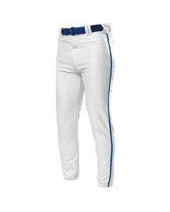 A4 NB6178 - Youth Pro Style Elastic Bottom Baseball Pants White/Royal