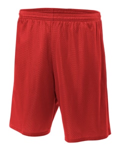 A4 NM5019 - Adult 9" Inseam Utility Mesh Shorts