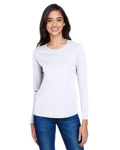 A4 NW3002 - Remera de manga larga cooling de alto rendimiento con cuello redondo para mujer