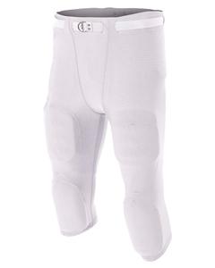 A4 N6181 - Men's Flyless Football Pants Blanca
