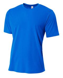 A4 N3264 - Men's Shorts Sleeve Spun Poly T-Shirt Real
