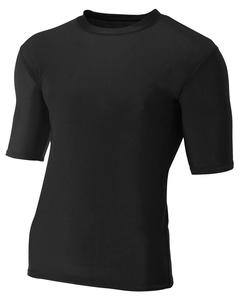 A4 N3283 - Men's 7 vs 7 Compression T-Shirt Negro