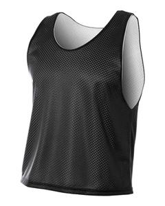 A4 NB2274 - Youth Lacrosse Reversible Practice Jersey Negro / Blanco