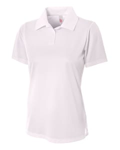 A4 NW3265 - Ladies Textured Polo Shirt w/ Johnny Collar