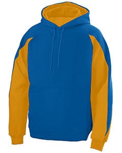 Augusta 5461 - Youth Cotton/Poly Athletic Fleece Hoody with Contrast Inserts