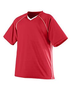 Augusta 215 - Youth Wicking Polyester V-Neck Jersey with Contrast Piping