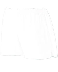 Augusta 988 - Girls' Trim Fit Jersey Short Blanca
