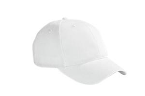Big Accessories BX002 - 6-Panel Brushed Twill Structured Cap Blanca