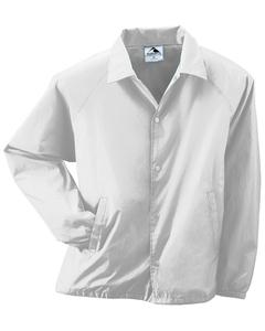 Augusta 3100 - Lined Nylon Coach's Jacket Blanca