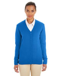 Harriton M425W - Ladies Pilbloc V-Neck Button Cardigan Sweater