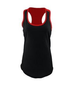 Next Level NL1534 - Musculosa ideal de color Black/ Red