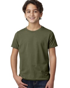 Next Level NL3312 - Remera de Cuello redondo de niño Verde Militar