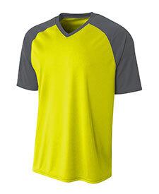 A4 A4NB3373 - Youth Strike Jersey Safety Yellow/ Graphite