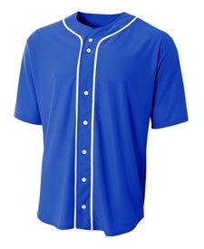 A4 A4NB4184 - Youth Full Button Baseball Top Real