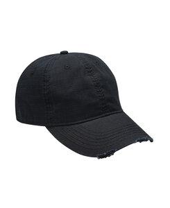 Adams Caps IM101 - Ripstop Cap Negro