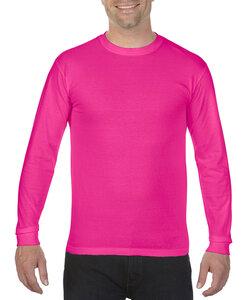 Comfort Colors CC6014 - Remera manga larga de algodón ringspun Heavyweight para adultos Neon Pink