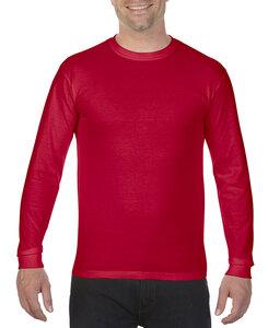 Comfort Colors CC6014 - Remera manga larga de algodón ringspun Heavyweight para adultos Roja