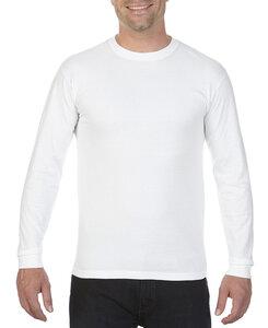 Comfort Colors CC6014 - Remera manga larga de algodón ringspun Heavyweight para adultos Blanca