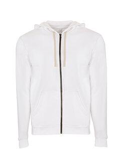 Next Level NL9602 - Unisex Fleece Zip Hood Blanca