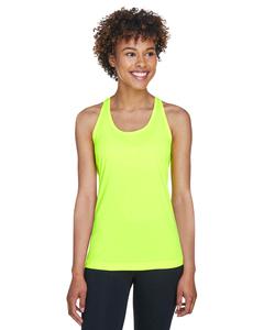 Team 365 TT11WRC - Ladies Performance Racerback Tank Safety Yellow