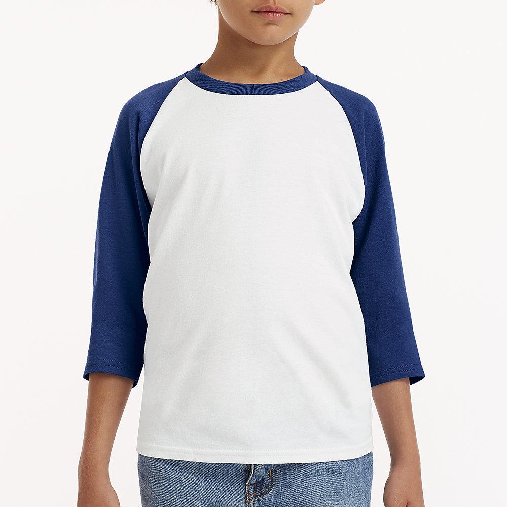 Gildan G5700B - HEAVY COTTON YOUTH 3/4 RAGLAN TEE