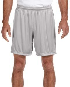 A4 N5244 - Adult 7" Inseam Cooling Performance Shorts Plata