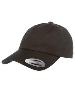 Yupoong 6245CM - Adult Low-Profile Cotton Twill Dad Cap Negro