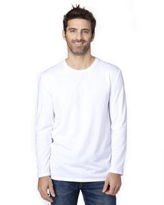 Threadfast 100LS - Unisex Ultimate Long-Sleeve T-Shirt Blanca