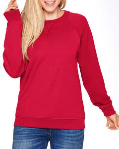 Next Level N9000 - Unisex French Terry Raglan Crew Roja