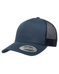 Yupoong 6506 - Adult 5-Panel Retro Trucker Cap Marina