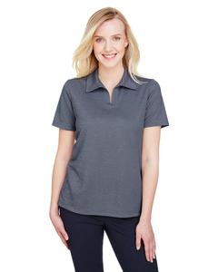 Devon & Jones DG22W - Ladies CrownLux Performance Address Mélange Polo Navy Heather