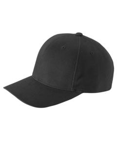 Yupoong 6363V - Adult Brushed Cotton Twill Mid-Profile Cap Negro