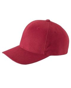 Yupoong 6363V - Adult Brushed Cotton Twill Mid-Profile Cap Roja